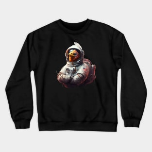 Astronaut Chicken Crewneck Sweatshirt